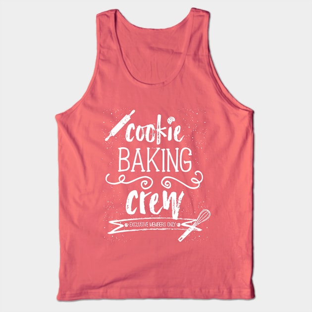 Cookie Baking Crew - Christmas Holiday Baking Green Team Tank Top by Design_Lawrence